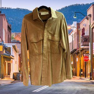 SALAMANDER LEATHERS SANTA FE SUEDE SHIRT JACKET
